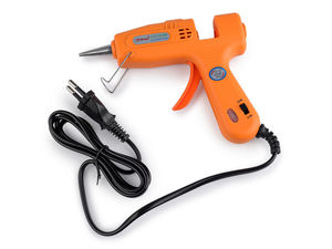 Pistol de lipit la cald cu temperatură dublă (15W/25W) pentru batoane de Ø7 mm – Pistol de lipit ușor pentru proiecte DIY și lucru manual, cu suport