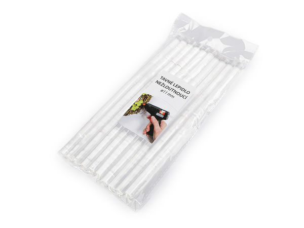 Batoane premium de lipici termofuzibil transparent (11mm x 25cm) - Adeziv pentru lucru manual și proiecte DIY, rezistent la îngălbenire