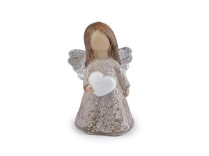 Figurină decorativă înger, gri-taupe – Accesoriu deosebit de galanterie și craft pentru decorațiuni și aranjamente