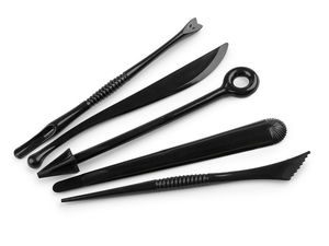Set de 5 unelte de precizie pentru modelaj, sculptare, detalii și texturare argilă polimerică, ipsos și ceramică