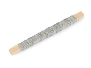 Sârmă flexibilă premium de legat, nichel (0,4 mm, 30 g) pe mosor de lemn