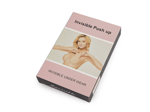 Cupe de sutien autoadezive invizibile și reutilizabile - Pernițe nude pentru ridicarea bustului (12 cm / 14,5 cm)