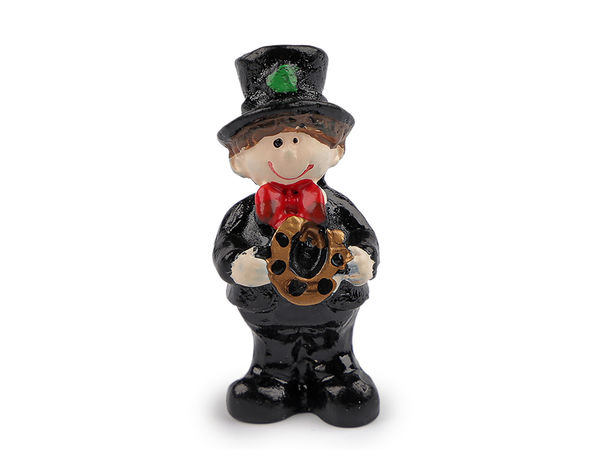 Figurine în miniatură cu coșari norocoși - Mici amulete pentru proiecte creative, coronițe și decorațiuni festive