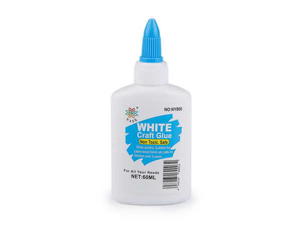 Adeziv universal premium pentru lucru manual (60ml) - Lipici transparent după uscare pentru lemn, hârtie, carton și materiale textile - Non-toxic și cu aplicator de precizie