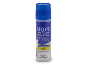 Lipici lichid premium pentru hârtie cu aplicator pentru suprafețe mari, 130 ml – Adeziv transparent puternic pentru craft, școală și birou