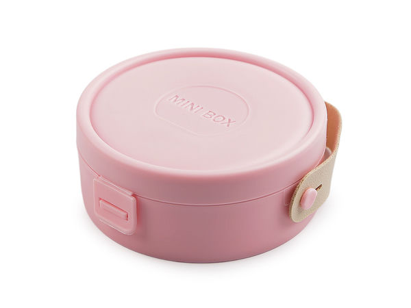 Organizator rotund premium de călătorie pentru bijuterii - Casetă portabilă compactă cu mâner detașabil și despărțitoare din silicon