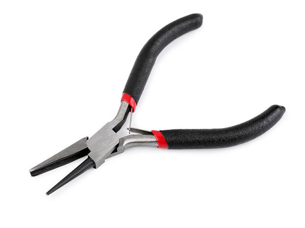 Clește profesional cu canelură pentru bucle și sertizare bijuterii (12,5 cm) - Instrument de precizie pentru buclat și modelat sârmă