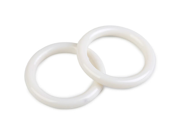 Inele din plastic premium multifuncționale (Ø20 mm) pentru perdele, croșetat și proiecte DIY