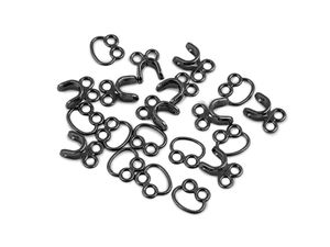 Copci Metalice Decorative (12x18 mm) - Accesorii Discrete de Închidere pentru Veste, Pulovere și Jachete