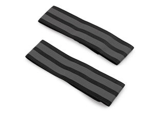 Bandă elastică sport reflectorizantă și ajustabilă pentru brațe și picioare - Bandă de siguranță cu vizibilitate ridicată și închidere Velcro (lățime 4 cm)