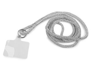 Șnur premium cu strasuri pentru telefon mobil - Curea universală de mână, breloc și accesoriu pentru geantă cu inserție securizată