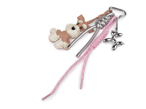 Breloc cu pandantiv cățeluș și ornament de geantă - Accesoriu versatil de galanterie pentru poșete, rucsacuri și telefoane mobile