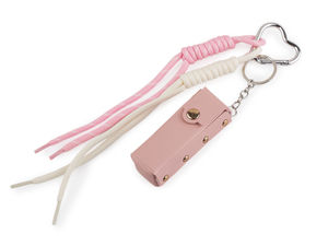Set breloc cu mini-suport pentru ruj și accesoriu de geantă | Husă de călătorie pentru balsam de buze, pentru rucsac, poșetă și chei