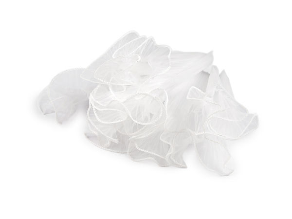 Manșetă premium din organza plisată pentru flori - Ambalaj decorativ de 28 cm pentru aranjamente florale și cadouri