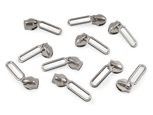 Cursor metalic premium pentru fermoare spiralate din nailon nr. 10 - Fără blocare