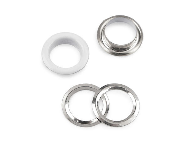 Capse metalice premium rezistente la rugină cu șaibe (10mm interior / 15mm exterior) - Ocheți profesionali pentru galanterie