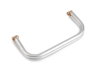 Cadru și mâner premium din aluminiu ușor, cu balama metalică, pentru confecționarea poșetelor, croșetat și cusut - 20 x 19 cm