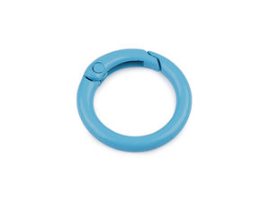 Carabină rotundă premium din metal masiv - Inel carabină lăcuit de 18 mm pentru chei, genți și accesorii
