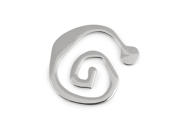 Decorațiune metalică spiralată premium pentru costume de baie și îmbrăcăminte - Ornament cu profil plat