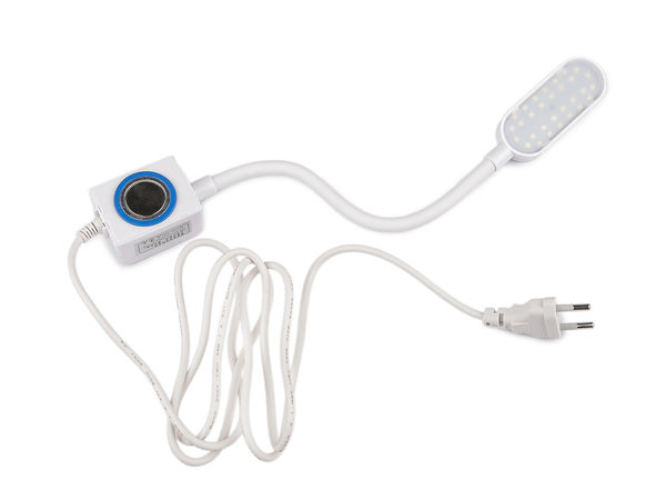 Lampă LED magnetică premium pentru mașina de cusut - Lampă de lucru flexibilă cu gât de lebădă și lumină alb rece