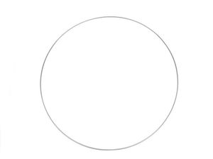 Cerc metalic sudat premium pentru lucru manual - Cadru rotund de 40 cm pentru prinzătoare de vise, clopoței de vânt și aranjamente florale