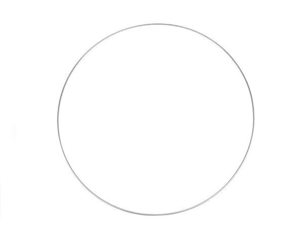 Cerc metalic sudat premium pentru lucru manual - Cadru rotund de 40 cm pentru prinzătoare de vise, clopoței de vânt și aranjamente florale