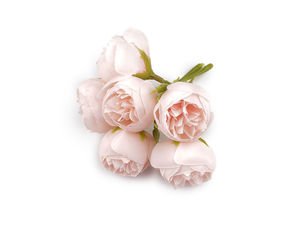 Buchețele premium de ranunculus artificial - Tije cu 3 flori pentru proiecte de galanterie, aranjamente florale și decorațiuni DIY