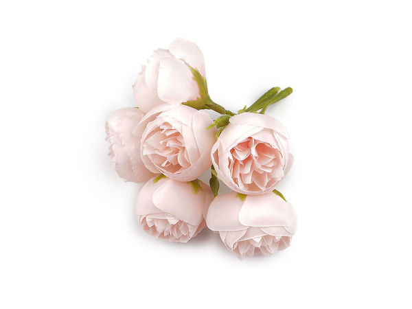 Buchețele premium de ranunculus artificial - Tije cu 3 flori pentru proiecte de galanterie, aranjamente florale și decorațiuni DIY
