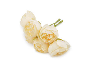Buchețele premium de ranunculus artificial - Tije cu 3 flori pentru proiecte de galanterie, aranjamente florale și decorațiuni DIY