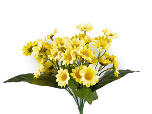 Buchet premium de margarete artificiale - Flori de câmp artificiale cu aspect natural și tulpini, pentru decorul casei, proiecte de artizanat și aranjamente florale