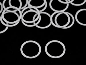 Inele O metalice lăcuite premium (15 mm) pentru lenjerie și costume de baie