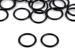Inele metalice lăcuite tip O de 12 mm premium pentru lenjerie intimă și costume de baie