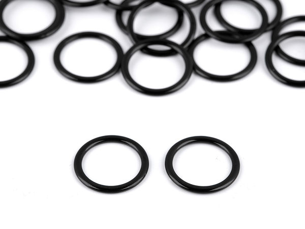 Inele metalice lăcuite tip O de 12 mm premium pentru lenjerie intimă și costume de baie