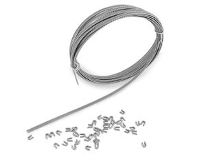 Rola balene spirale din oțel flexibil pentru corset (5 mm x 5 m) cu 100 de terminale - Întărire premium pentru lenjerie și confecții