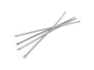 Armături metalice nichelate pentru corset și lenjerie - Lățime 5 mm (10 cm, 16 cm, 20 cm)
