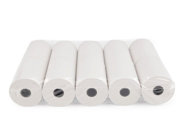 Role de hârtie termică premium pentru case de marcat 57 x 40 x 12 mm (18 m) - Hârtie albă pentru chitanțe POS