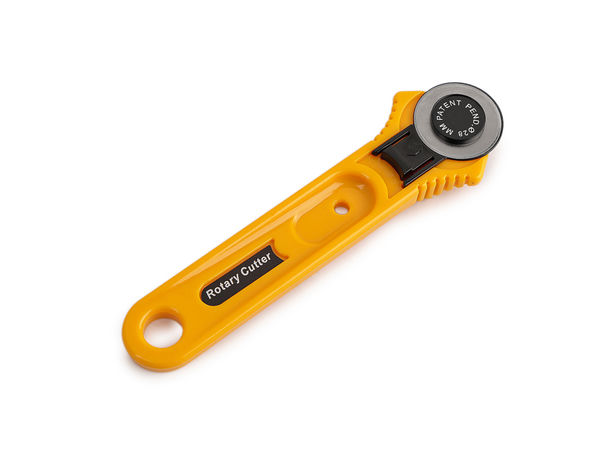 Cutter rotativ de precizie de 28 mm cu lamă retractabilă de siguranță pentru țesături și hârtie