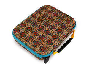 Casetă organizatoare premium din plută naturală pentru croitorie și lucru manual, cu mâner - 22 x 18 cm