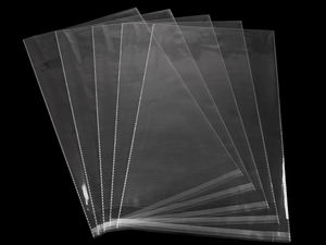 Pungi transparente din PP cu bandă autoadezivă - 26,5 x 44 cm, pungi de ambalare din polipropilenă