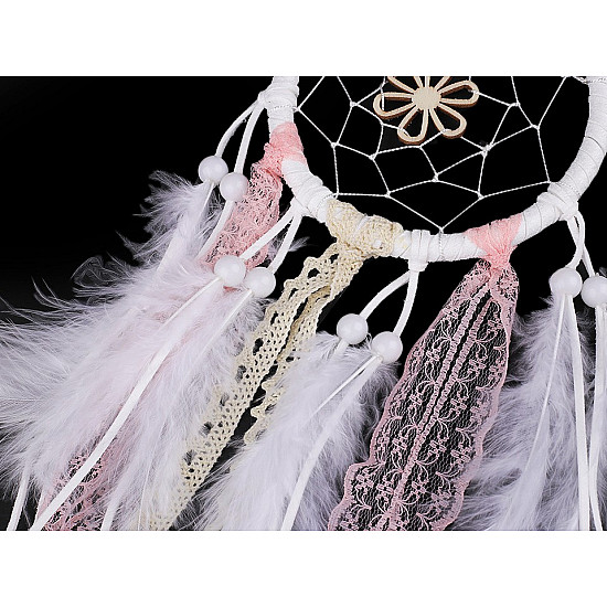 Dreamcatcher cu pene, 11 x 50 cm