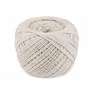 Fir bumbac / șnur macrame, 600 g - ecru deschis