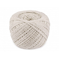 Fir bumbac / șnur macrame, 600 g - ecru deschis