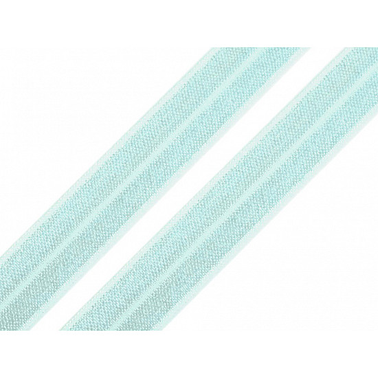 Bias elastic, lățime 16 mm (pachet 5 m) - albastru deschis