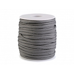 Cordelină paracord, Ø4 mm (rola 25 m) - gri