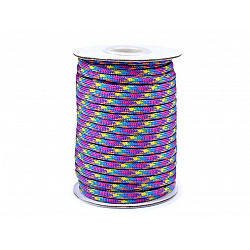 Cordelină paracord, Ø4 mm (rola 5 m) - lila - roz