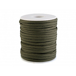 Cordelină paracord, Ø4 mm (rola 25 m) - verde kaki