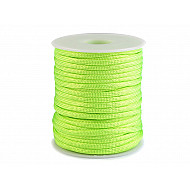 Cordelină paracord, Ø4 mm (rola 25 m) - verde neon