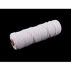 Șnur de bumbac macrame Ø3 mm (rola 50 m) - alb