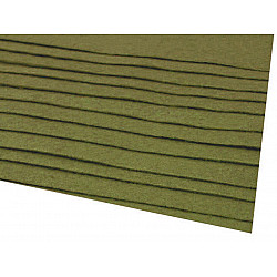 Coli fetru, 20x30 cm, 166 g / m², 2 bucati - verde kaki