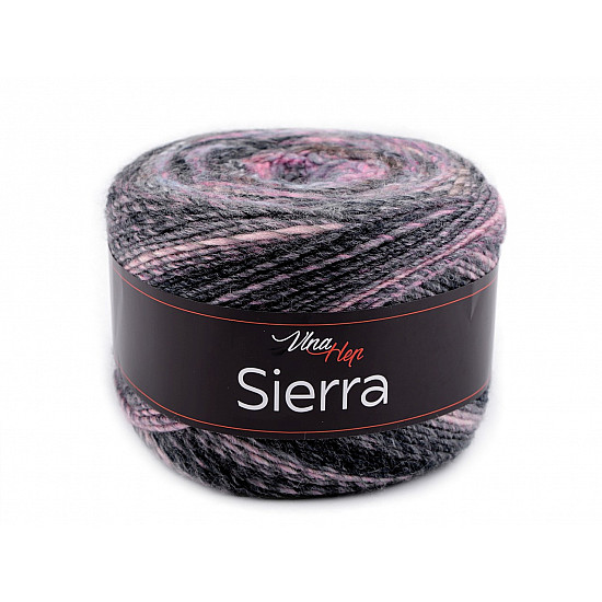 Fire de tricotat Sierra 150 g, gri